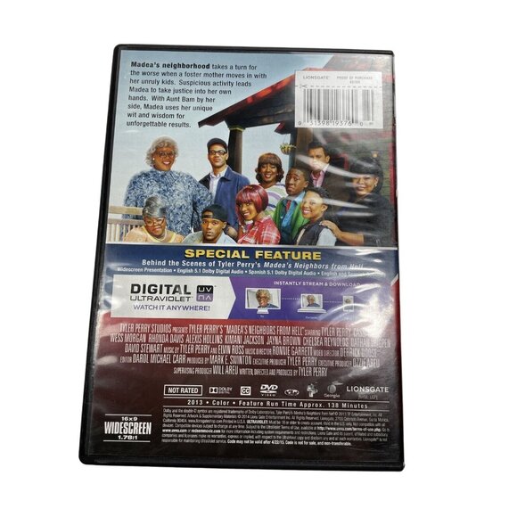 Tyler Perrys Madeas Neighbors From Hell Comedy Drama Musical DVD  2014 u Jayna B - Picture 2 of 3